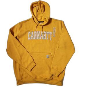 Carhartt Loose Fit Hoodie Collegiate Logo Men’s Large Pullover